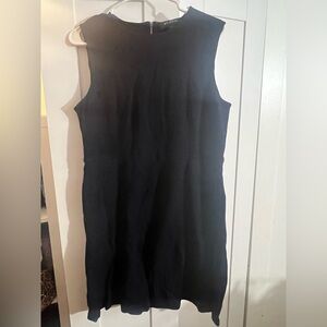 St. John Navy Blue Midi Dress